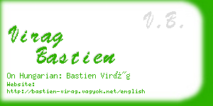 virag bastien business card